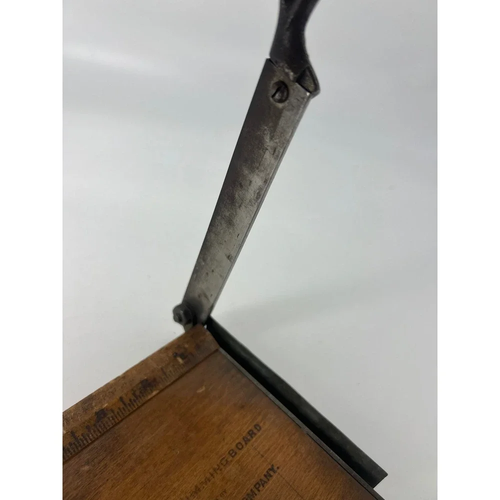 Vintage Kodak Eastman No 1 Trimming Board Antique Wood Paper Cutter Guillotine 5